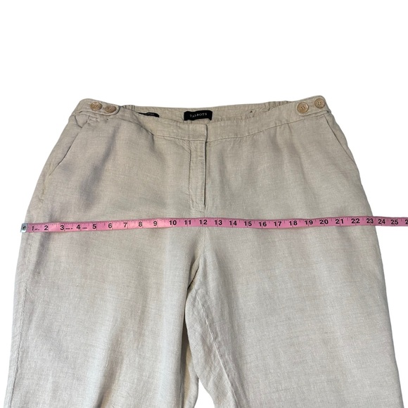 Talbots | Windsor Wide-Leg Linen Pants Size 20W - Picture 15 of 16